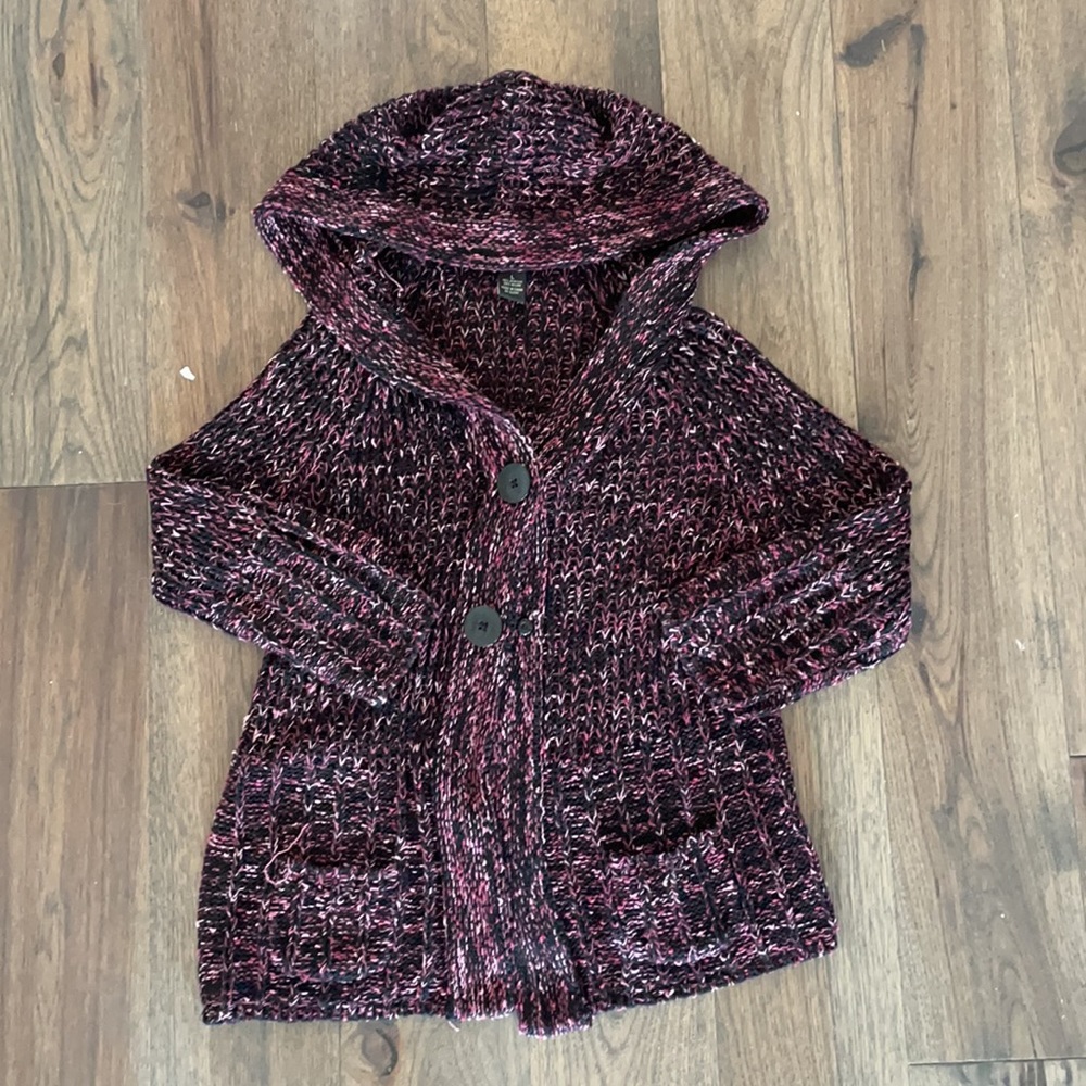 BCBG Max Azria Chunky Knit Hoodie M